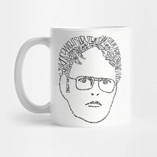 Dwight Shrute's face Mug